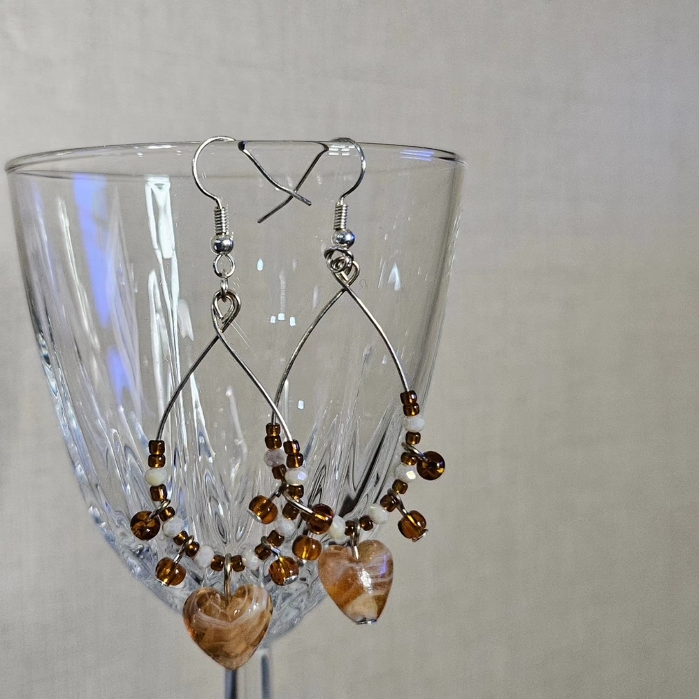 🍂🐌🤎🧡 Earrings